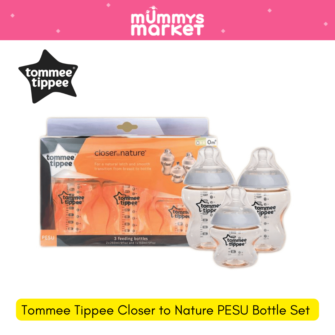 Tommee Tippee Closer to Nature PESU Bottle Set (2x260ml/9oz + 150ml/5oz)